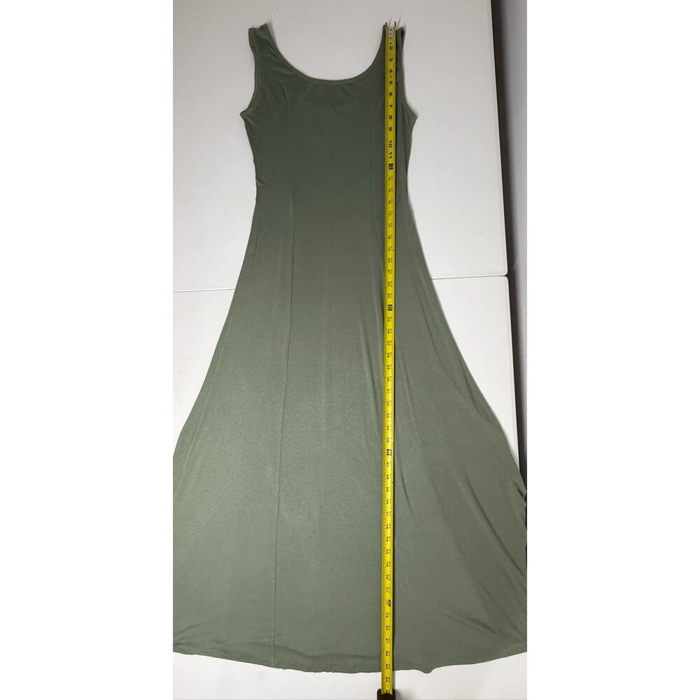 Carnaby Sage Green Maxi Dress Size S Minimalist Boho Flowy European Collection - Picture 12 of 16